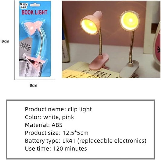 Mini Clip-On Book Reading Light